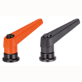 EH 24420. - Adjustable Clamping Levers with axial bearing / female thread