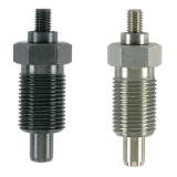 EH 22120. - Index Plungers with hexagon collar / without knob