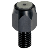 EH 22680. - Seating Pin, ribbed or pointed / with hard metal insert, pointed and threaded shank