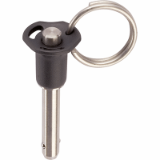 EH 4210. - Ball Lock Pins with Button Handle single acting - comply with NAS / MS17984