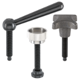 DIN 6332 - Clamping Screws DIN 6332, Grub Screws combined with different handles