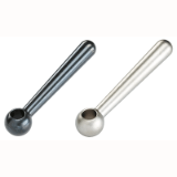 slanted, with threaded bore, form N