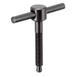 EH 24490. - Tommy Screws with fixed pin, DIN 6304 / without Thrust Pad, form E