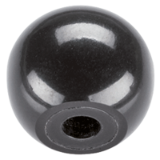 EH 24560. - Ball Knobs / with moulded material thread, form C