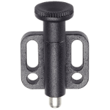 EH 22110. - Index Plungers with mounting flange, horizontal / with knob, without locking