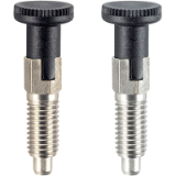 EH 22120. - Index Plungers simple finish / with knob and locking