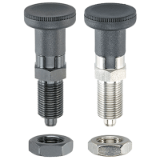 EH 22120. Index Plungers with hexagon collar and locking
