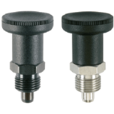 EH 22120. - Index Plungers with hexagon collar, short / without locking