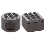 EH 22620. Grippers round or square with hard metal insert, ribbed