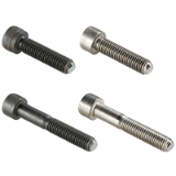 EH 22700. - Ball-Ended Thrust Screws, headed, ball protected against rotating / flat-faced ball, ribbed surface