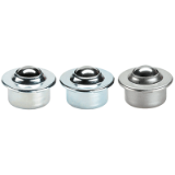 EH 22750. Ball Casters, with sheet steel case