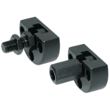 EH 25100. Quick Plug Couplings, with radial offset compensation and screwed flange