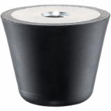 EH 25150. - Rubber Endstop Buffers truncated cone form, with female thread
