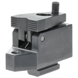 EH 23210. - Down-Hold Clamps without clamping lever, with bearing, with V-clamping jaw