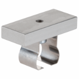 EH 1586. Supports for Clamping Bar with spring-loaded catch